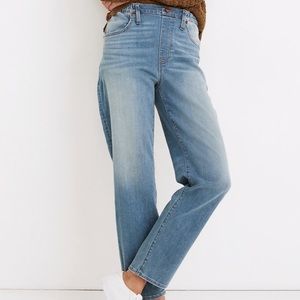 Madewell Pull On Jeans In Keefe Wash